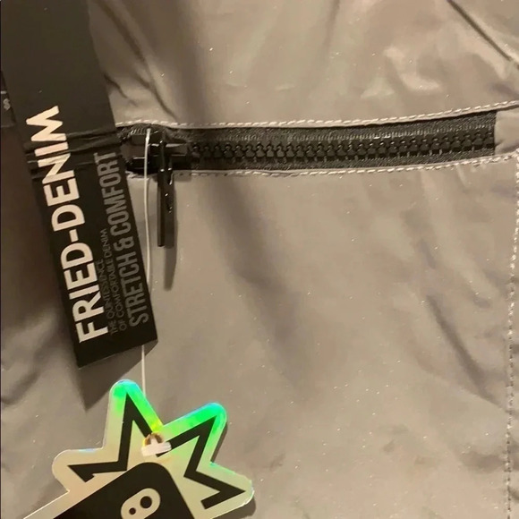 Fried Denim Reflective Jacket Jacket Gray Men’s Sizee Large New - Picture 8 of 16